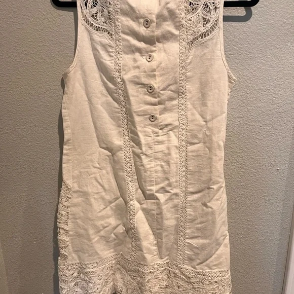 ANTHRO Moulinette Soeurs Ivory Lace Dress - Picture 6 of 8